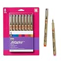Pigma Brush Pens Set of 8 Colors