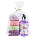 PigPotParty Cellophane Gift Bags 10x14 Inch, 50 Pack, Clear Goodie Bags