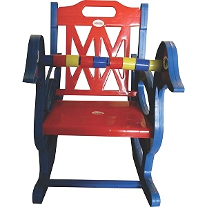 pihu enterprises rocking chair rocker for kids-redampblue suitable for age up to 3 years
