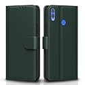 Pikkme Flip Cover for Honor 8X Leather Finish | Inside TPU with Card Pockets | Wallet Stand and Shock Proof | Complete Protection Flip Case(Green)