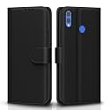 Pikkme Flip Cover for Honor 8X | Leather Finish | Shockproof with Card Pockets &amp; Wallet Stand | Ultimate Protection Case(Black)