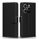 Pikkme Flip Cover for Infinix Note 40 5G | Leather Finish | Shockproof with Card Pockets &amp; Wallet Stand | Ultimate Protection Case(Black)