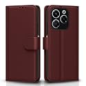 Pikkme Flip Cover for Infinix Note 40X 5G | Leather Finish | Shockproof with Card Pockets &amp; Wallet Stand | Ultimate Protection Case(Brown)
