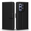 Pikkme Flip Cover for Infinix Note 50s 5G Leather Finish | Inside TPU with Card Pockets | Wallet Stand and Shock Proof | Complete Protection Flip Case (Black)