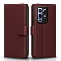 Pikkme Flip Cover for Infinix Note 50s 5G Leather Finish | Inside TPU with Card Pockets | Wallet Stand and Shock Proof | Complete Protection Flip Case (Brown)