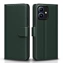 Pikkme Flip Cover for Infinix Smart 20 Leather Finish | Inside TPU with Card Pockets | Wallet Stand and Shock Proof | Complete Protection Flip Case (Green)