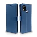 Pikkme Flip Cover for Infinix Smart 5 | Leather Finish | Shockproof with Card Pockets &amp; Wallet Stand | Ultimate Protection Case(Blue)