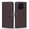 Pikkme Flip Cover for iQOO 15R 5G Leather Finish | Inside TPU with Card Pockets | Wallet Stand and Shock Proof | Complete Protection Flip Case (Coffee)