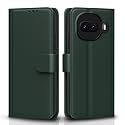 Pikkme Flip Cover for iQOO 15R 5G Leather Finish | Inside TPU with Card Pockets | Wallet Stand and Shock Proof | Complete Protection Flip Case (Green)
