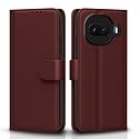 Pikkme Flip Cover for iQOO 15R 5G Leather Finish | Inside TPU with Card Pockets | Wallet Stand and Shock Proof | Complete Protection Flip Case (Brown)