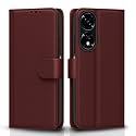 Pikkme Flip Cover for itel P55 5G | Leather Finish | Shockproof with Card Pockets &amp; Wallet Stand | Ultimate Protection Case(Brown)