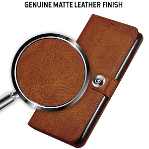 Pikkme Flip Cover Leather Finish Inside