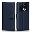 Pikkme Flip Cover Leather Finish | Inside TPU with Card Pockets | Wallet Stand and Shock Proof | Complete Protection Flip Case for Infinix Note 40 Pro Plus 5G(Blue)