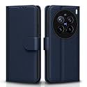 Pikkme Flip Cover Leather Finish | Inside TPU with Card Pockets | Wallet Stand and Shock Proof | Complete Protection Flip Case for Vivo X200 Pro 5G(Blue)