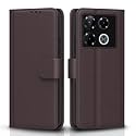Pikkme Flip Cover Leather Finish | Inside TPU with Card Pockets | Wallet Stand and Shock Proof | Complete Protection Flip Case for Infinix Note 40 Pro Plus 5G(Coffee)