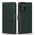 Pikkme Flip Cover Leather Finish | Inside TPU with Card Pockets | Wallet Stand and Shock Proof | Complete Protection Flip Case for Moto G05(Green)