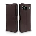 Pikkme Flip Cover Leather Finish | Inside TPU with Card Pockets | Wallet Stand and Shock Proof | Complete Protection Flip Case for OnePlus Nord 4 5G (Coffee)