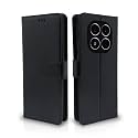 Pikkme Flip Cover Leather Finish | Inside TPU with Card Pockets | Wallet Stand and Shock Proof | Complete Protection Flip Case for Redmi Note 14 Pro/Redmi Note 14 Pro Plus 5G(Black)