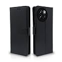 Pikkme Flip Cover Leather Finish | Inside TPU with Card Pockets | Wallet Stand and Shock Proof | Complete Protection Flip Case for Xiaomi Civi 4 Pro 5G / Xiaomi 14 Civi 5G (Black)