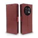 Pikkme Flip Cover Leather Finish | Inside TPU with Card Pockets | Wallet Stand and Shock Proof | Complete Protection Flip Case for Realme 13 Plus 5G / Realme P1 Speed 5G (Brown)