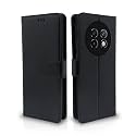 Pikkme Flip Cover Leather Finish | Inside TPU with Card Pockets | Wallet Stand and Shock Proof | Complete Protection Flip Case for Realme 13 Plus 5G / Realme P1 Speed 5G (Black)