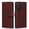 Pikkme Flip Cover Leather Finish | Inside TPU with Card Pockets | Wallet Stand and Shock Proof | Complete Protection Flip Case for Poco X7 Pro 5G(Brown)