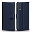 Pikkme Flip Cover for Mi A3| Leather Finish | Shockproof with Card Pockets &amp; Wallet Stand | Ultimate Protection Case(Blue)