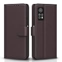 Pikkme Flip Cover for Mi Redmi Note 11 Pro/Note 11 Pro Plus 5G | Leather Finish | Shockproof with Card Pockets &amp; Wallet Stand | Ultimate Protection Case(Coffee)