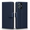 Pikkme Flip Cover for Moto G54 5G / G64 5G| Leather Finish | Shockproof with Card Pockets &amp; Wallet Stand | Ultimate Protection Case (Blue)