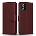 Pikkme Flip Cover for Motorola Moto E13 | Leather Finish | Shockproof with Card Pockets &amp; Wallet Stand | Ultimate Protection Case (Brown)