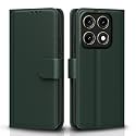 Pikkme Flip Cover for Motorola Moto Edge 70 Pro 5G Leather Finish | Inside TPU with Card Pockets | Wallet Stand and Shock Proof | Complete Protection Flip Case (Green)