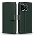 Pikkme Flip Cover for Motorola Moto Edge 70 Fusion 5G Leather Finish | Inside TPU with Card Pockets | Wallet Stand and Shock Proof | Complete Protection Flip Case (Green)