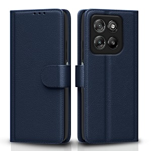 pikkme flip cover for motorola moto g67 power 5g  g57 power 5g  g max 5g leather finish  inside tpu with card pockets  wallet stand and shock proof  complete protection flip case blue