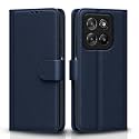 Pikkme Flip Cover for Motorola Moto G67 Power 5G / G57 Power 5G / G Max 5G Leather Finish | Inside TPU with Card Pockets | Wallet Stand and Shock Proof | Complete Protection Flip Case (Blue)