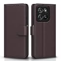 Pikkme Flip Cover for Motorola Moto G67 Power 5G / G57 Power 5G / G Max 5G Leather Finish | Inside TPU with Card Pockets | Wallet Stand and Shock Proof | Complete Protection Flip Case (Coffee)