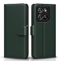 Pikkme Flip Cover for Motorola Moto G67 Power 5G / G57 Power 5G / G Max 5G Leather Finish | Inside TPU with Card Pockets | Wallet Stand and Shock Proof | Complete Protection Flip Case (Green)