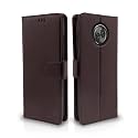 Pikkme Flip Cover for Motorola Moto X4 | Leather Finish | Shockproof with Card Pockets &amp; Wallet Stand | Ultimate Protection Case(Coffee)
