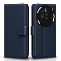 Pikkme Flip Cover for Nothing Phone 3a Pro 5G Leather Finish | Inside TPU with Card Pockets | Wallet Stand and Shock Proof | Complete Protection Flip Case(Blue)