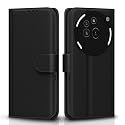 Pikkme Flip Cover for Nothing Phone 3a Pro 5G | Leather Finish | Shockproof with Card Pockets &amp; Wallet Stand | Ultimate Protection Case(Black)