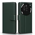 Pikkme Flip Cover for Nothing Phone 3a Pro 5G Leather Finish | Inside TPU with Card Pockets | Wallet Stand and Shock Proof | Complete Protection Flip Case(Green)