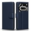 Pikkme Flip Cover for Nothing Phone 3a 5G Leather Finish | Inside TPU with Card Pockets | Wallet Stand and Shock Proof | Complete Protection Flip Case(Blue)