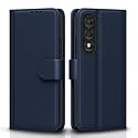 Pikkme Flip Cover for Oneplus Nord 5 5G Leather Finish | Inside TPU with Card Pockets | Wallet Stand and Shock Proof | Complete Protection Flip Case(Blue)