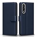 Pikkme Flip Cover for Oneplus Nord 5 5G | Leather Finish | Shockproof with Card Pockets &amp; Wallet Stand | Ultimate Protection Case(Blue)