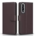 Pikkme Flip Cover for Oneplus Nord 5 5G | Leather Finish | Shockproof with Card Pockets &amp; Wallet Stand | Ultimate Protection Case(Coffee)