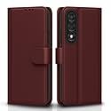 Pikkme Flip Cover for Oneplus Nord 5 5G Leather Finish | Inside TPU with Card Pockets | Wallet Stand and Shock Proof | Complete Protection Flip Case(Brown)