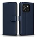 Pikkme Flip Cover for OnePlus Nord 6 5G Leather Finish | Inside TPU with Card Pockets | Wallet Stand and Shock Proof | Complete Protection Flip Case (Blue)