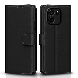 pikkme flip cover for oneplus nord ce 6 5g leather finish  inside tpu with card pockets  wallet stand and shock proof  complete protection flip case black