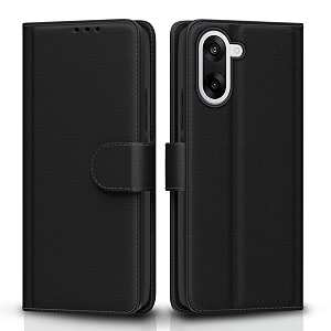 pikkme flip cover for oneplus nord ce 5 5g  leather finish  shockproof with card pockets amp wallet stand  ultimate protection caseblack