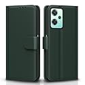 Pikkme Flip Cover for OnePlus Nord CE 2 Lite 5G | Leather Finish | Shockproof with Card Pockets &amp; Wallet Stand | Ultimate Protection Case(Green)