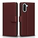 Pikkme Flip Cover for Oneplus Nord CE 5 5G | Leather Finish | Shockproof with Card Pockets &amp; Wallet Stand | Ultimate Protection Case(Brown)